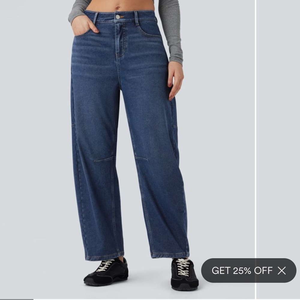 Halara Mid Rise Barrel Women's Jeans